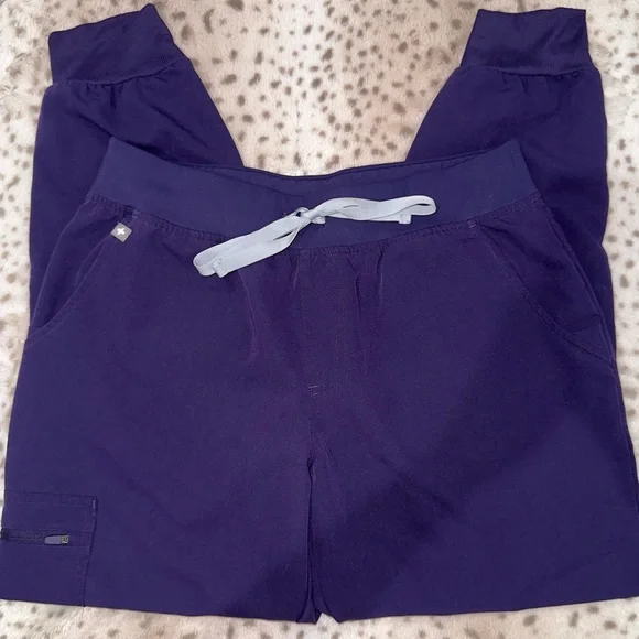 🩺 WOMENS FIGS PURPLE SHADOW SCRUB SET M•MP🩺 - Picture 4 of 7